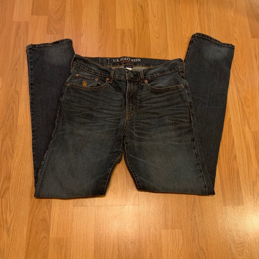 US Polo Dark Washed Denim Jeans